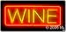 Neon Sign - Wine - Large 13 x 32