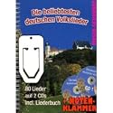 Die beliebtesten deutschen Volkslieder DIN A4 im Ringeinband (+2 CD's) inkl. praktischer Notenklammer - 80 Lieder in gro&szlig;er Schrift zum H&ouml;ren, Singen, Mitsingen, Musizieren f&uuml;r Gesang, Gitarre, Keyboard und Akkordeon (Ringbindung DIN A4) (Noten/Sheetmusic)