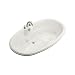 Kohler K-1148-H ProFlex Oval Whirlpool Bath Tub with Heater Finish: White