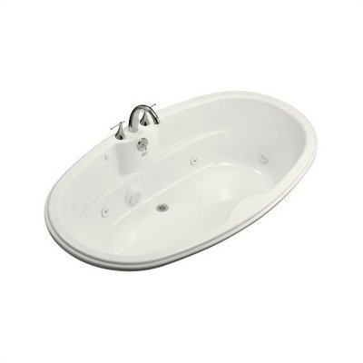 Kohler K-1148-H ProFlex Oval Whirlpool Bath Tub with Heater Finish: White