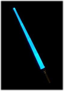 Espada Láser Electrónica - Lightsaber - Extendiéndose y Cambio de la Hoja a 8 Colores Diferentes - Pulsante y Constante (Modos LED) - Más de 90 cm de Longitud - Moda de Star Wars - Baterías ya Incluidos