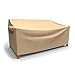 Budge All Seasons Patio Sofa Cover Lightweight, UV-Resistant, Medium, Tan