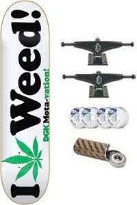 DGK Skateboard: Mota - 7.75 White w/Mini Logo Wheels and Bearings reviews