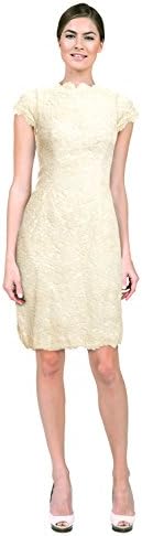 ML Monique Lhuillier Lace Corset Cocktail Evening Dress