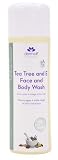 Derma e Face and Body Wash, Tea Tree and E, 8 fl oz (220 ml) (Pack of 3)