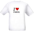 I LOVE PARIS - City-series - White T-shirt