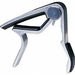 Dunlop Trigger Curved Guitar Capo, Nickel