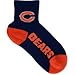 For Bare Feet NFL Chicago Bears Men's Team Quarter Socks, Medium