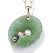 Jade/Pearl 14k Gold Pendant