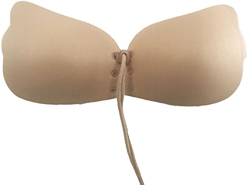 Strapless Deep V-shaped Adhesive Invisible Push-up Bra(Skin-Cup B)
