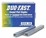 31lxwgr1BZL. SL160  20 Pack Duo Fast 7512D 3/8 Length x 1/2 Crown 20 Gauge Staples 5000 per Pack (8631)
