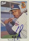 Terrell Lowery, Binghamton Mets - Mets Affiliate Autographed Card