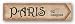 Paris 62 Leagues by Barbie White 20"x5" Art Print Poster