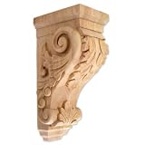 Jeffrey Alexander Acanthus Corbel (CORB-2CH) 7 x 5 x 14, Cherry