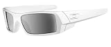 Oakley Gas Can Polished White Black Iridiuim Sunglasses by