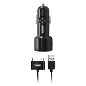 Griffin PowerJolt Auto Car Charger USB Adapter Cable for Apple iPod / iPhone / iPhone 3G 3GS (Black)