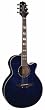 Jasmine ES450C NEX Cutaway Acoustic-Electric Guitar with Free Hardshell Case - Blue Quilt