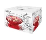 14 pc Moderno Punch Bowl Set