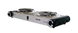 Stainless Steel Table Top Dual Electric Buffet Burner