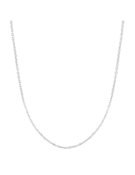 Jewelry: Sterling Silver 1.2mm Round Cable Chain (20 inch) - Fremada
