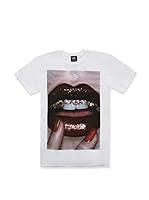 Seventy Seven Camiseta Manga Corta Hot Lips (Blanco)