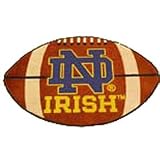 Notre Dame Fighting Irish 22"X35" Football Mat Polyester W/ Non-Skid Duragon Latex Backing