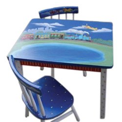 Chuggin' Along Table and Chairs Set by Ababy