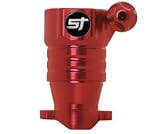 Shocktech Spyder Clamping Feed Neck - With Holes - Red