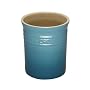 Le Creuset Stoneware Small Utensil Jar, Teal, 1.1 Litre
