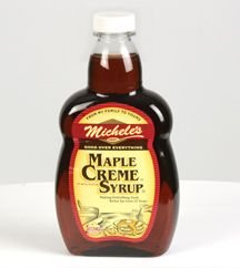 Michele Syrups, Maple Creme Pancake Syrup, 13 Ounce Bottle