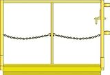 A-1 Plank & Scaffolding Guard Panel End 5 FT. #B6-PGE5