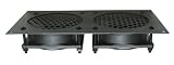 Coolerguys PRO-Metal Series Dual 80mm Cooling kit CabCool802-M with Preset Thermal Controller