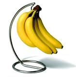 Euro Banana Holder (Satin Nickel) (13H x 6.5W x 7.5D)