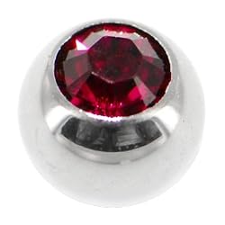 5mm Ruby Swarovski Crystal Replacement Ball