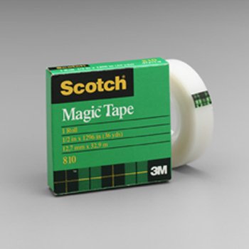 Quality Tape Scotch Magic 1/2 X 36 Yds By 3M
