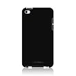 iPod Touch 4 Hard Rubber Skin Case Cover for Apple iPod Touch 4 4G 8GB 32GB 64GB 4nd Generation + 4th Gen Touch Screen Protector + Minisuit keychain