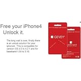 Brand New Gevey Pro Version Turbo SIM Unlock Iphone 4 All Baseband Upto 4.3 ....