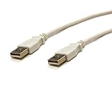 Bytecc - USB gender changer - 4 pin USB Type A (M) - 4 pin USB Type A (M) - 10 ft - white