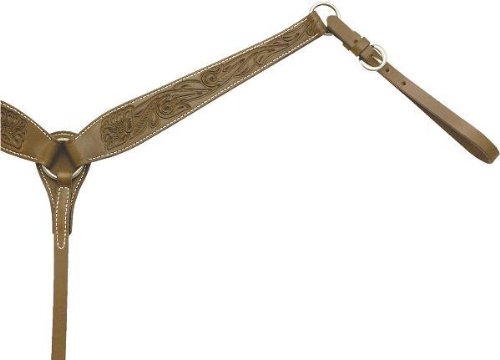 Saddlesmith of Texas Breastcollar - Pecan/floral - Horse