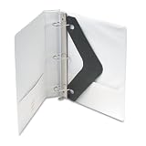Wilson Jones Line Basic Plus Locking D-Ring 1 1/2 Inch Capacity 8 1/2 Inch x 11 Inch White View Binder (W385-34W)