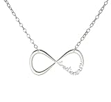 1d Infinite Directioner Silver Tone Necklace W/gift Box