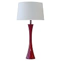 Hourglass Resin Table Lamp - Red