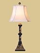 BLACK LACQUER TABLE LAMP
