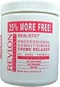REVLON Professional Realistic Conditioning Cr&egrave;me Relaxer No Base Formula Mild Strength for Color Treated Fine Hair 18.75oz/531g