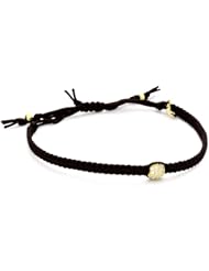 Tai Single Pave Swarovski Crystal Ball on Cotton Cord Bracelet