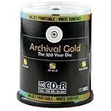 Delkin eFilm Inkjet Archival Gold - 100 x CD-R - 650 MB ( 74min ) - ink jet printable surface - spindle - storage media