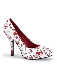 Funtasma by Pleaser Women's Bloody-12 Pump,White Patent/Red,7 M US
