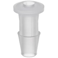 Value Plastics PIP220-6 Press-In Plug with 200 Series Barb, 3/32" (2.4 mm) ID Tubing, Natural Polypropylene (25-Pack)