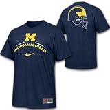 Michigan Wolverines Nike Youth Short Sleeve T-Shirts - Football Practice