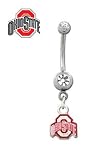 Ohio State Buckeyes belly ring